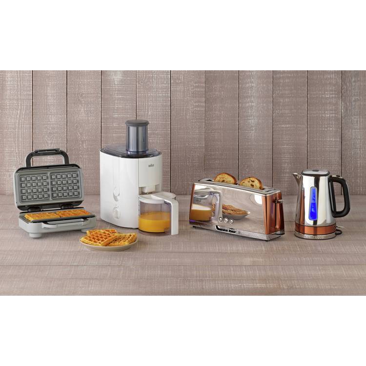 Russell Hobbs 24310 Luna Long Slot 2 Slice Toaster - Copper 0