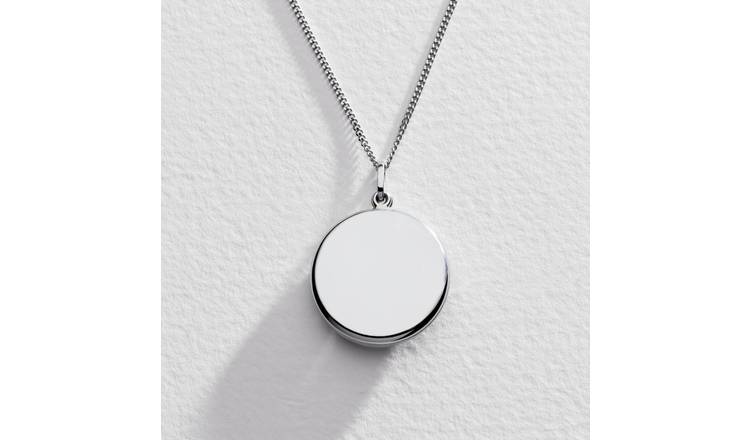 Silver locket hot sale necklace argos