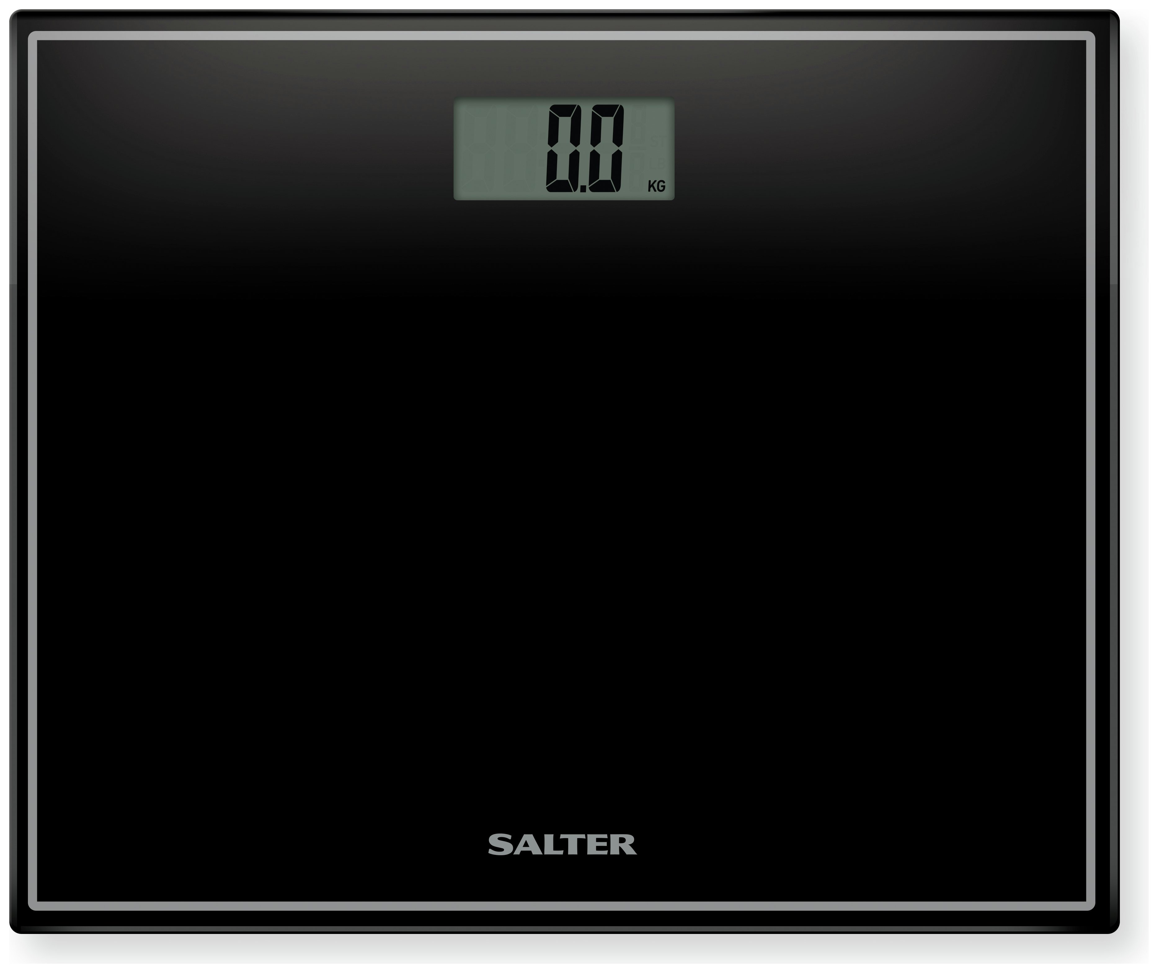 Salter Compact Glass Platform Electronic Scales - Black