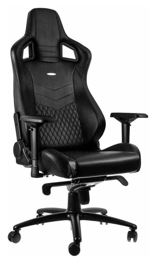 Noblechairs EPIC Leather Gaming Chair - Black