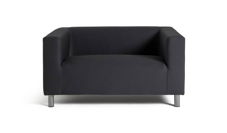 Argos Home Moda Compact 2 Seater Fabric Sofa - Grey
