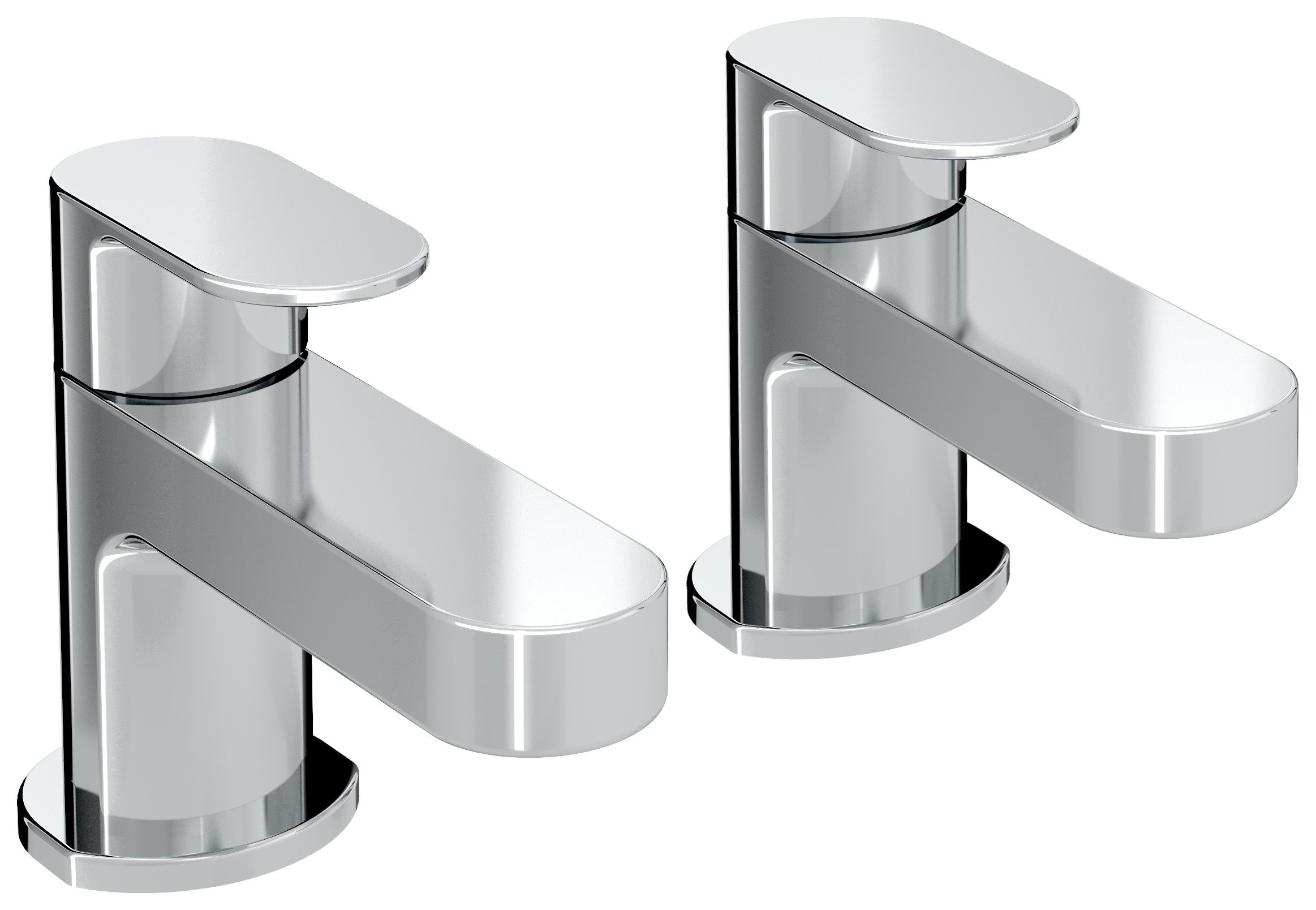 Bristan Frenzy Basin Taps - Chrome