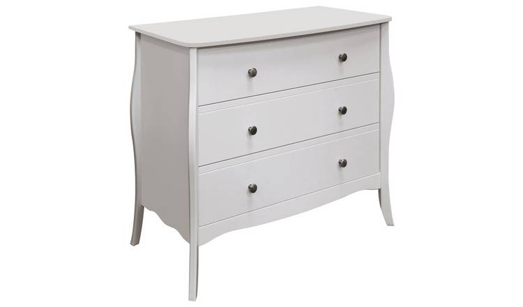 Buy Argos Home Amelie 3 Drawer Chest White Chest Of Drawers