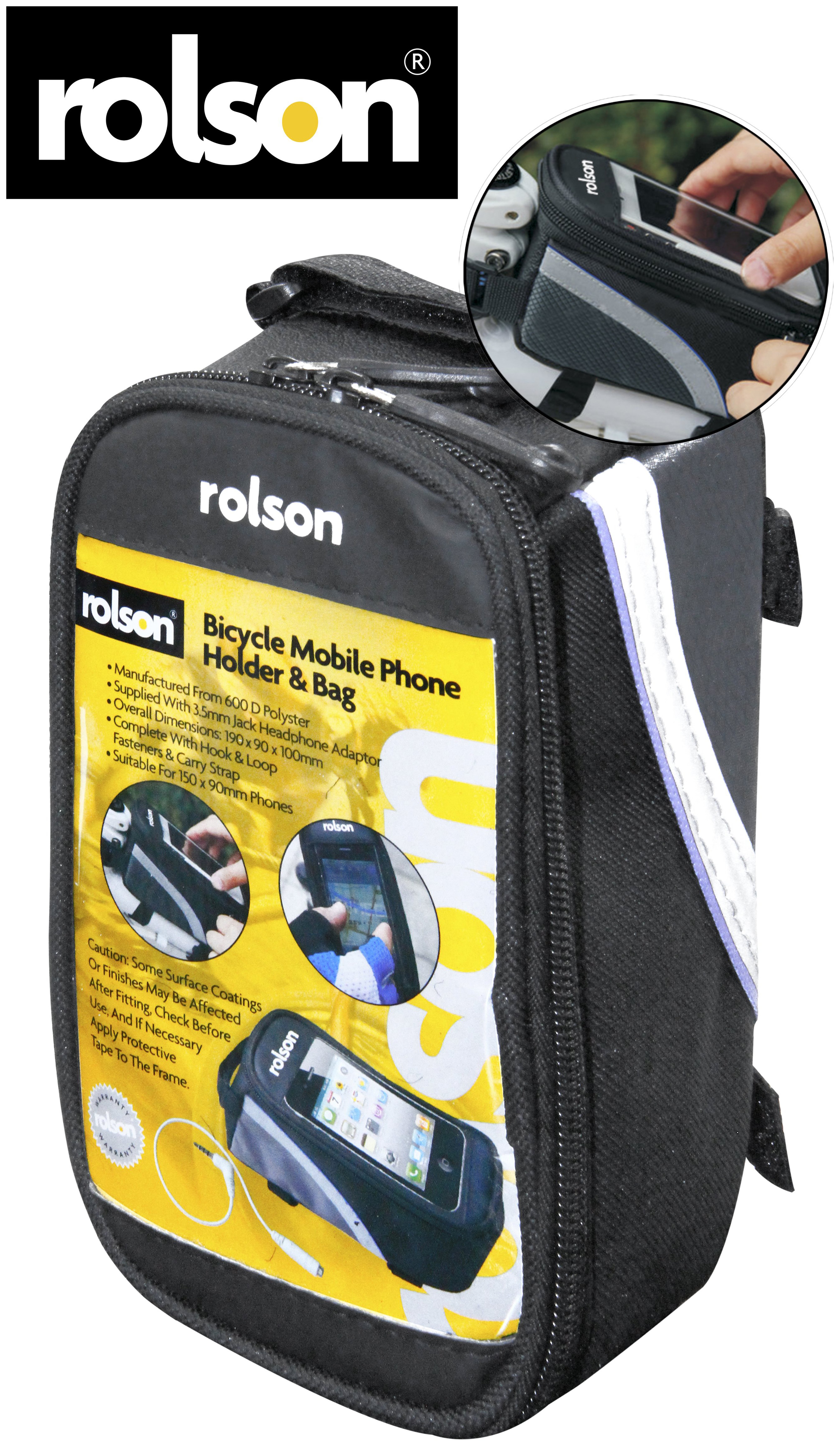 Rolson Bicycle Mobile Phone Holder and Bag 7036819 Argos Price