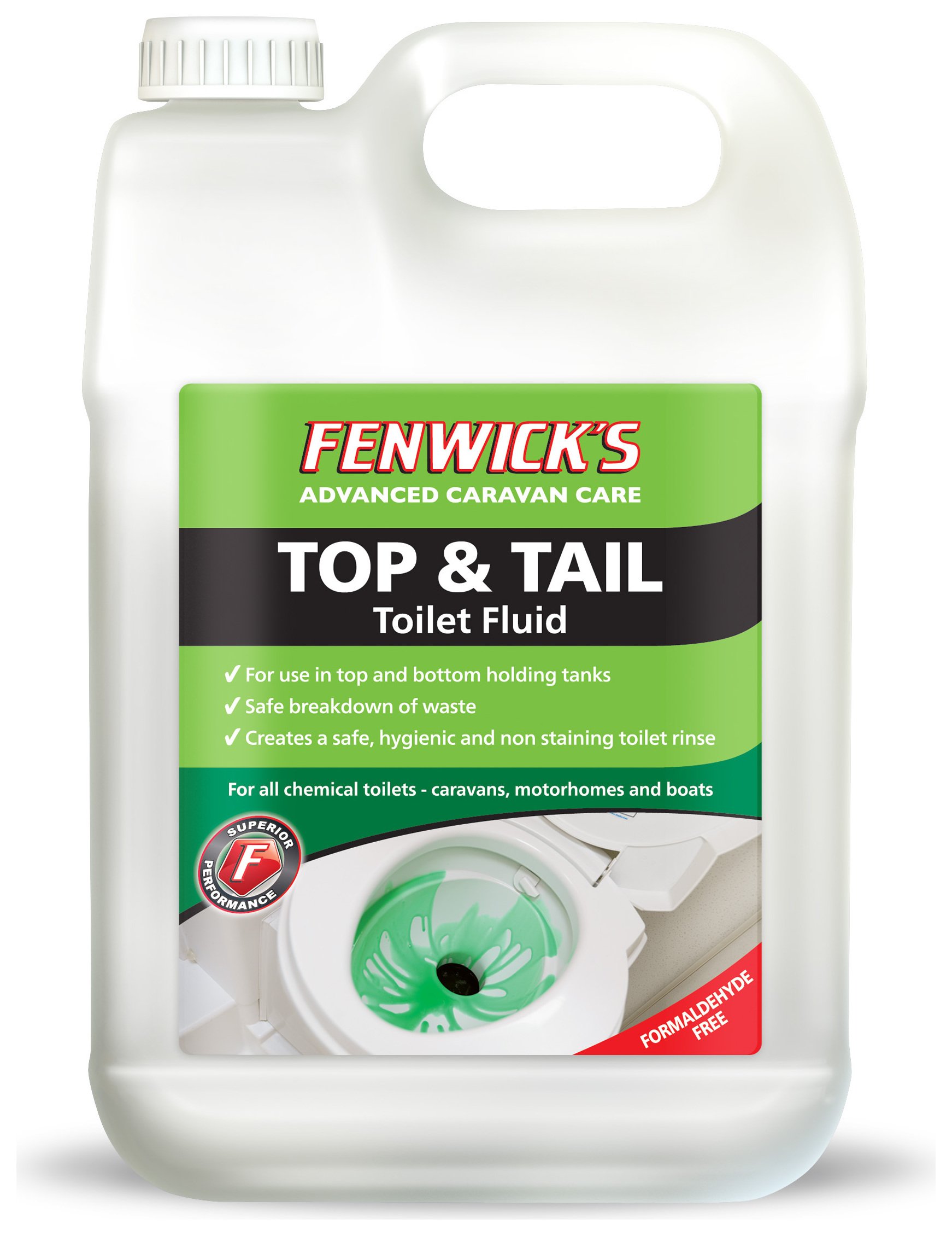 Fenwicks Top & Tail Toilet Fluid - 2.5L