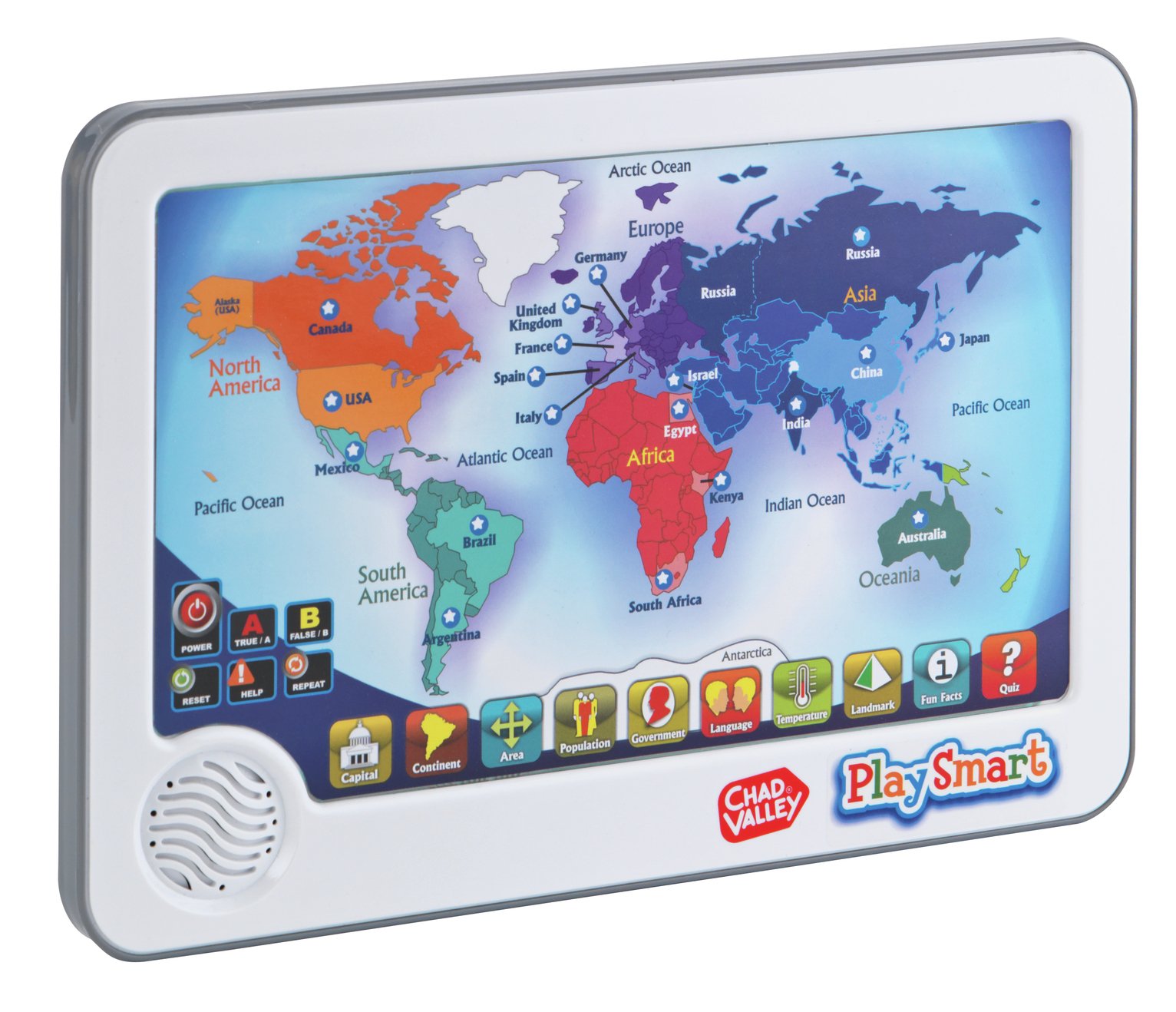 Chad Valley PlaySmart Interactive Touch Pad World Map