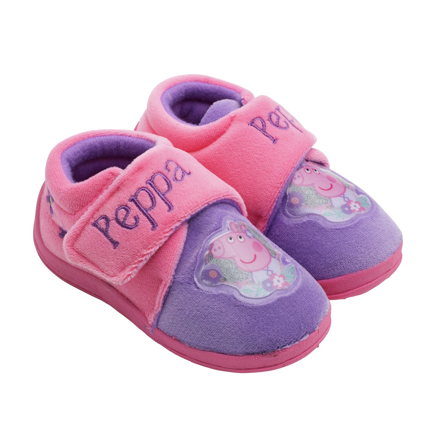 Peppa Pig Toddle Slippers - Size 7.