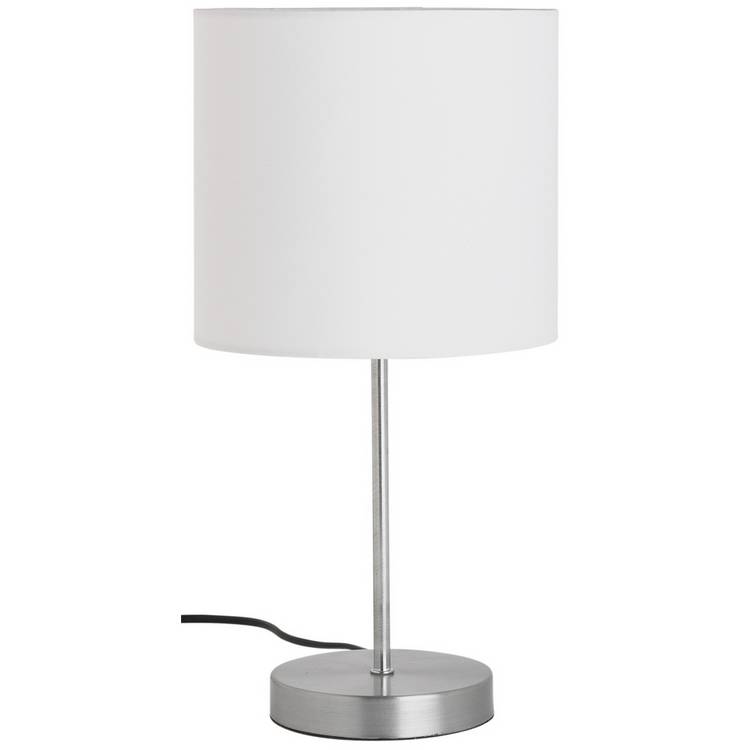 Argos Home Satin Stick Table Lamp - Super White 0