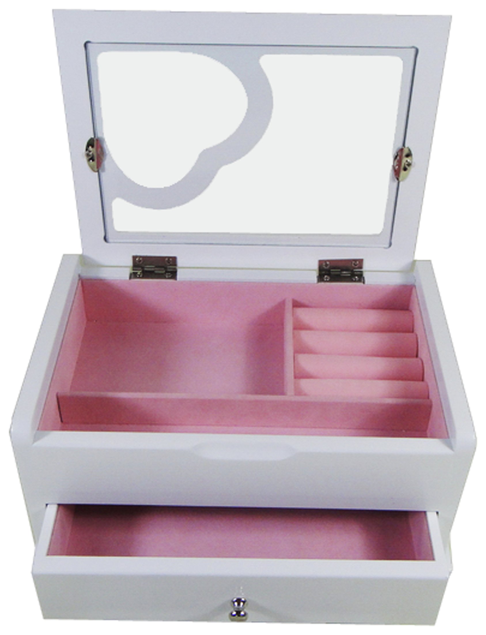 White Heart Wooden Jewellery Box Review