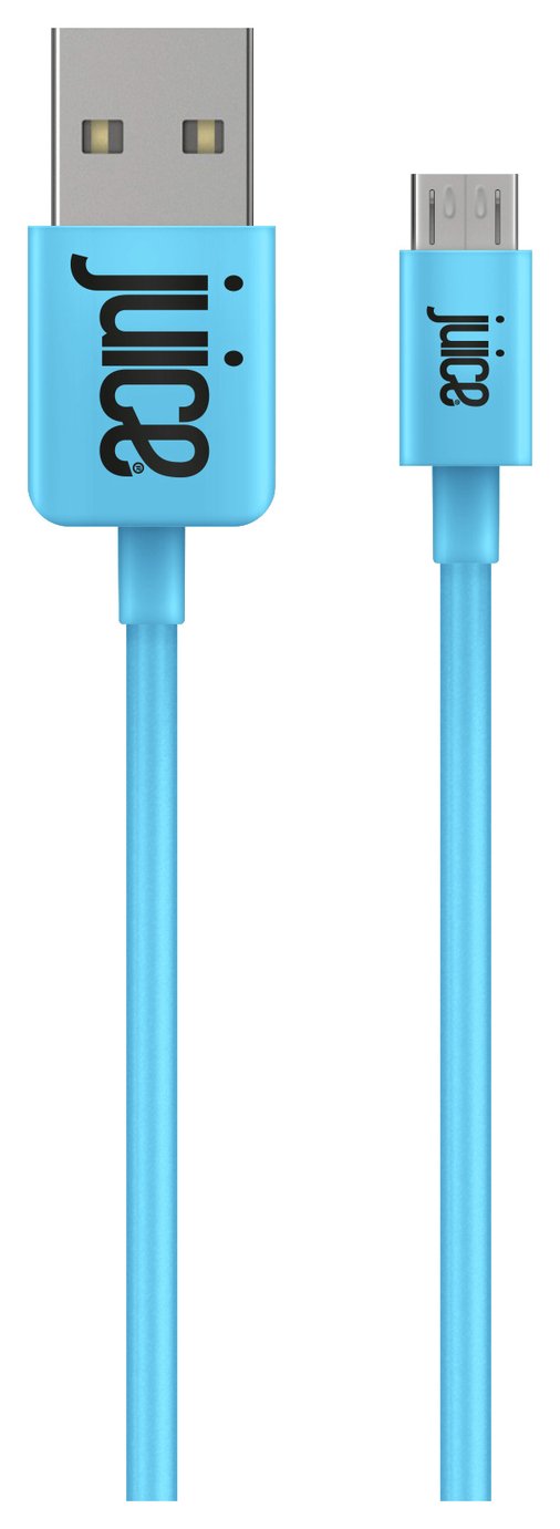 Juice USB to Micro USB 1.5m Charging Cable - Aqua