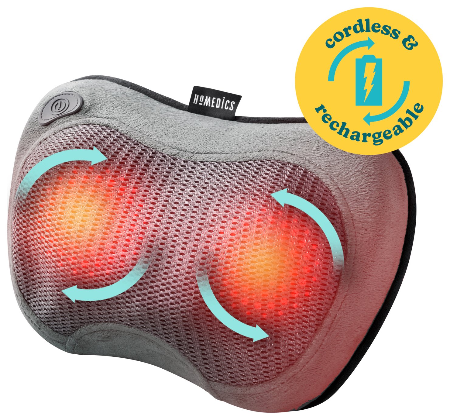 HoMedics Rechargeable Shiatsu Heated Massage Pillow Review