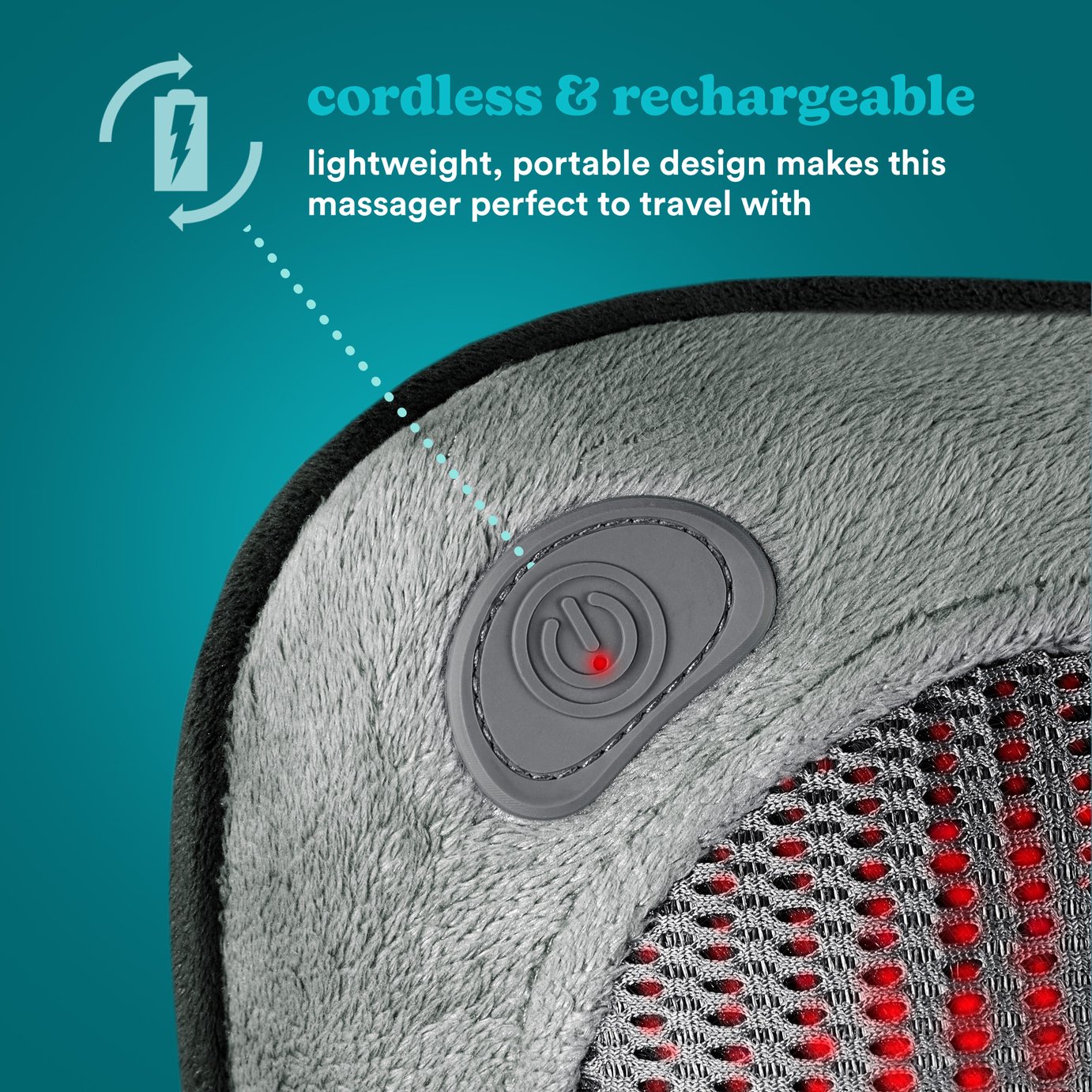 HoMedics Rechargeable Shiatsu Heated Massage Pillow Review