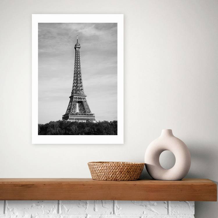 East End Prints Eiffel Tower Art Print - A3 0