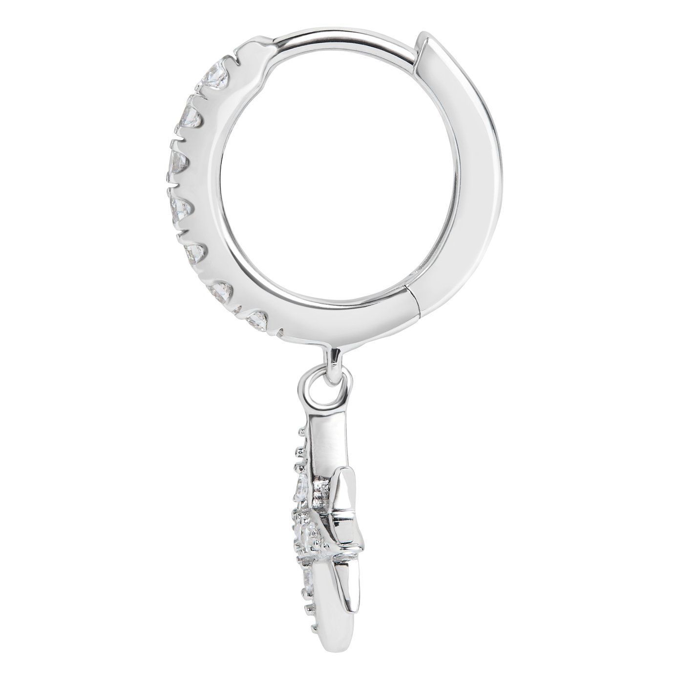 Revere Sterling Silver Celestial Drop Huggie Hoop Earrings Review