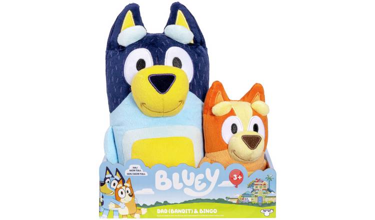 Bluey S3 Bandit & Bingo 2 Pack Plush Toy Bundle