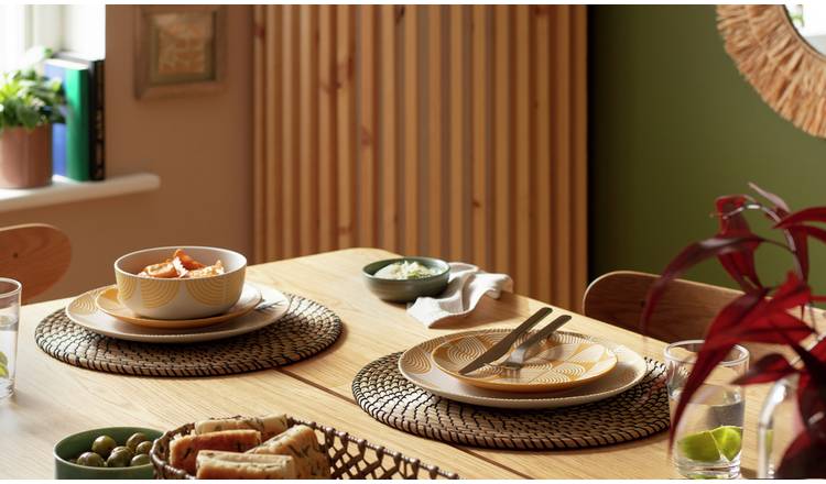 Argos 12 piece outlet dinner set