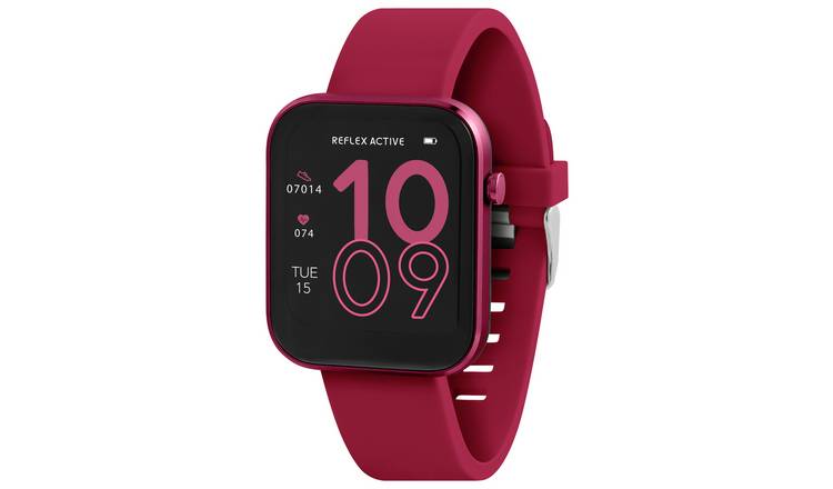 Reflex Active Series 12 Berry Strap Smart Watch