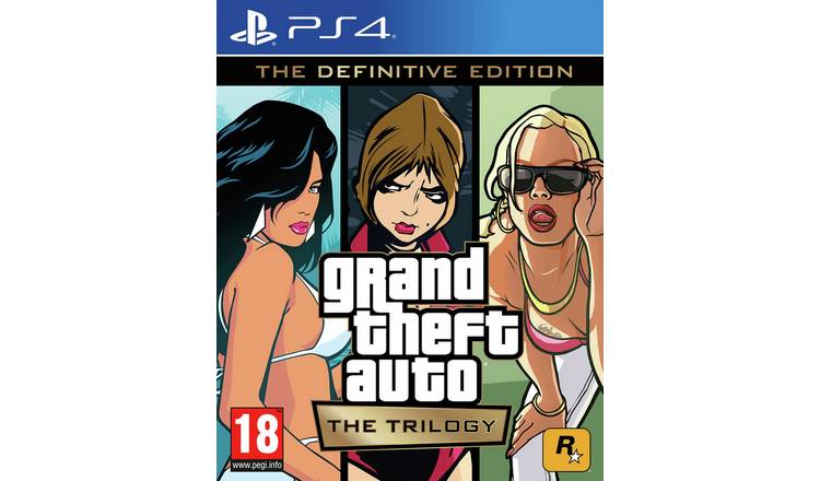 Buy GTA: The Trilogy - The Definitive Edition PS4 Game, PS4 games