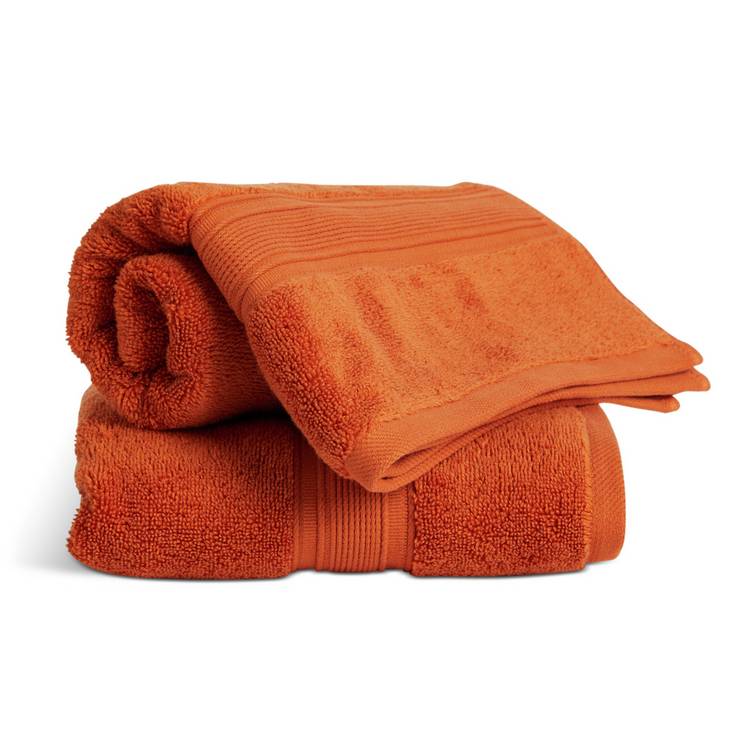 Habitat Supersoft 2 Pack Hand Towel - Copper 0