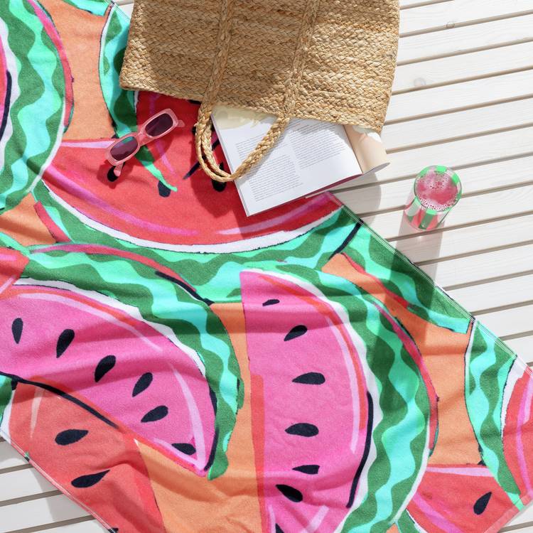 Argos Home Watermelon Print Beach Towel 0
