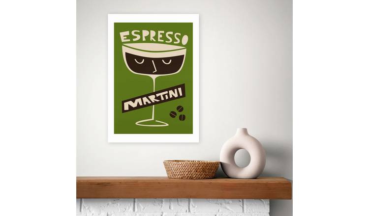 East End Prints Espresso Martini Art Print - A3