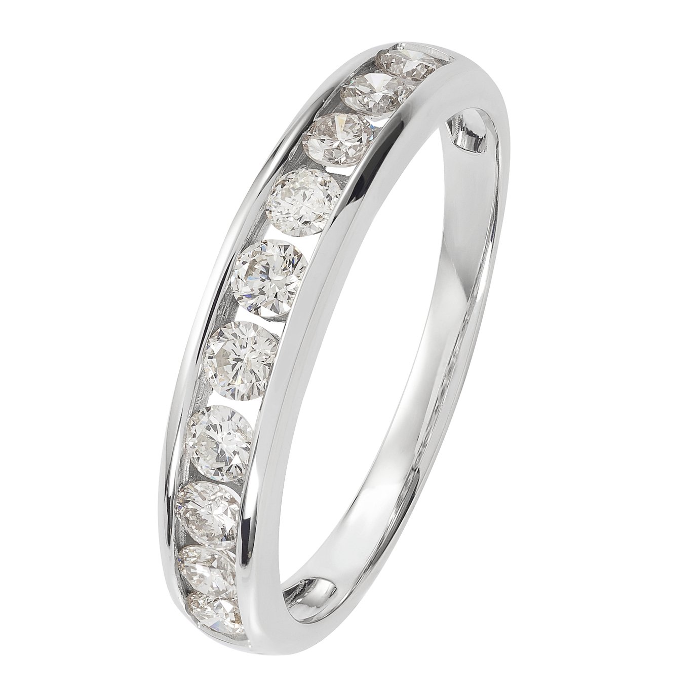 Revere 9ct White Gold Diamond Channel Set Eternity Ring -I Review