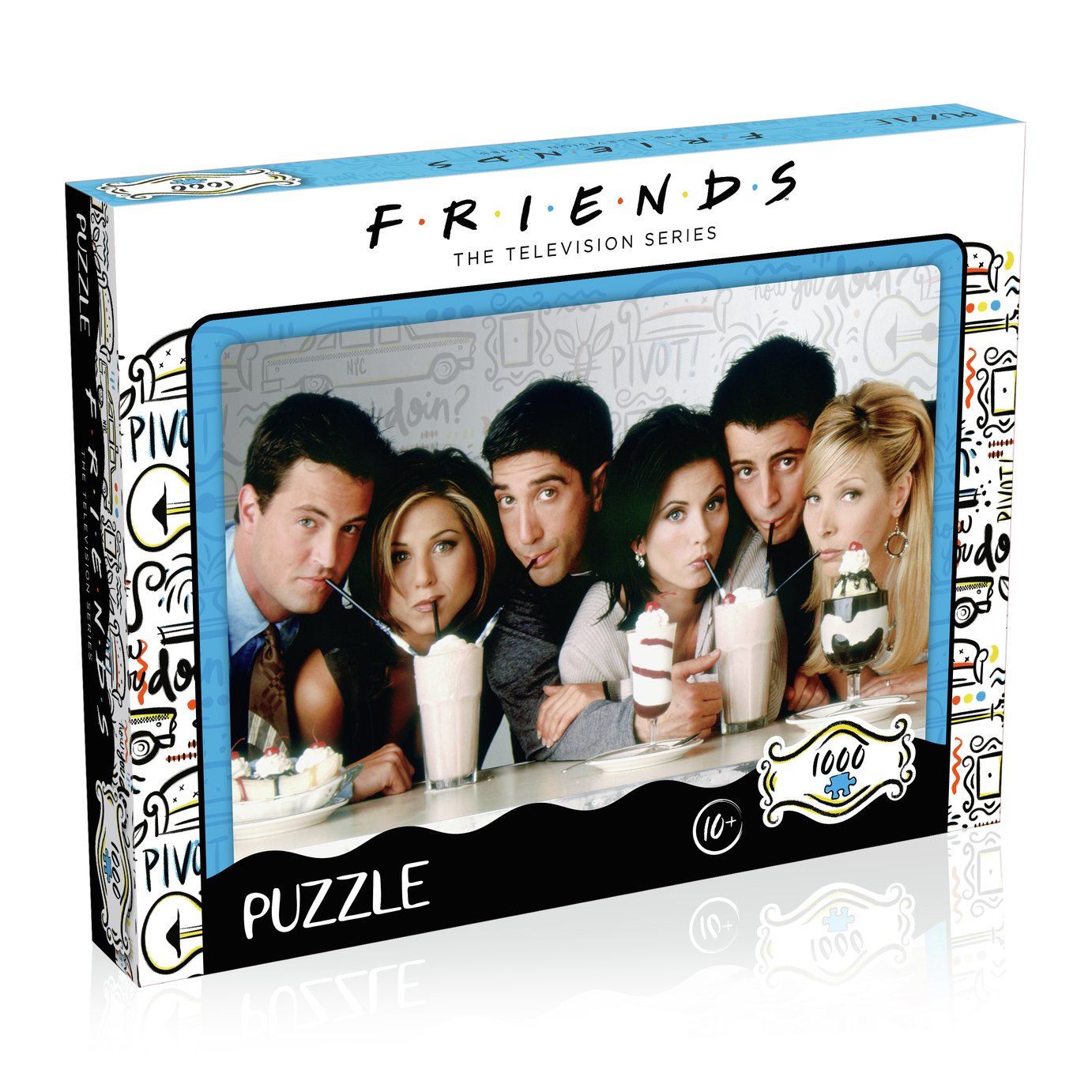 Friends 1000pc Jigsaw Puzzle Milkshake Edition Review