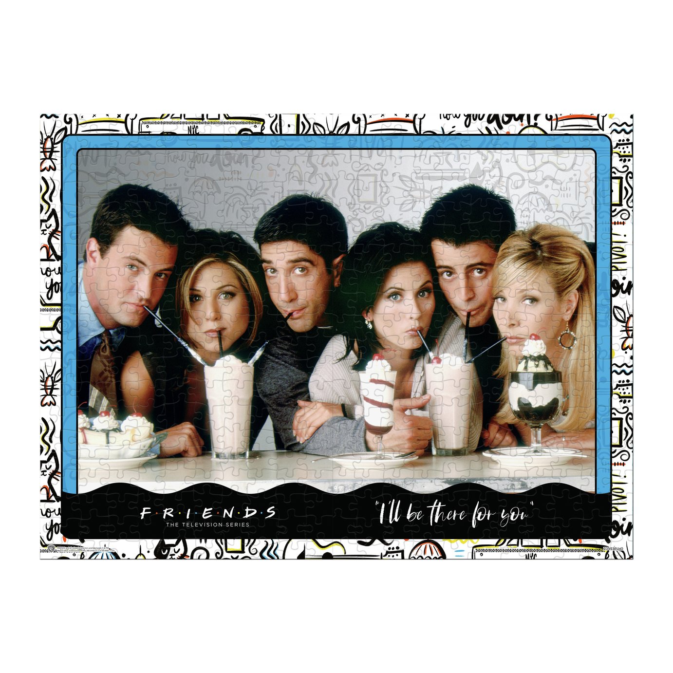 Friends 1000pc Jigsaw Puzzle Milkshake Edition Review