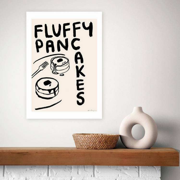 East End Prints Fluffy Pancakes Art Print - A3 0