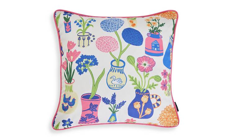 Habitat Botanical Cushion - 43x43cm