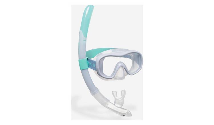 Decathlon Adult Diving Kit Snorkelling 100 Light Blue Size M