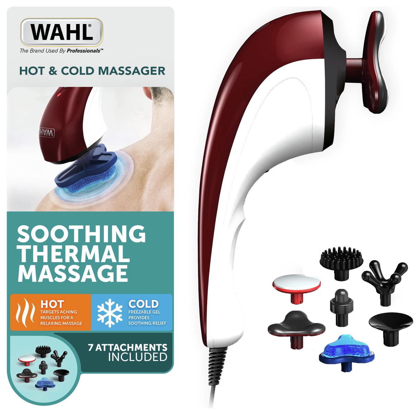 Buy Wahl Hot & Cold Soothing Thermal Massager | Handheld massagers | Argos
