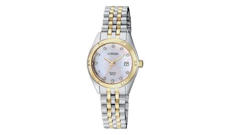 Buy Citizen Ladies Multicoloured Stainless Steel Bracelet Watch | Womens  watches | Argos