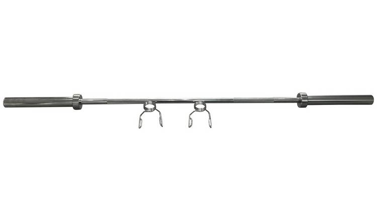 Pro Fitness 6ft Olympic Barbell - Chrome