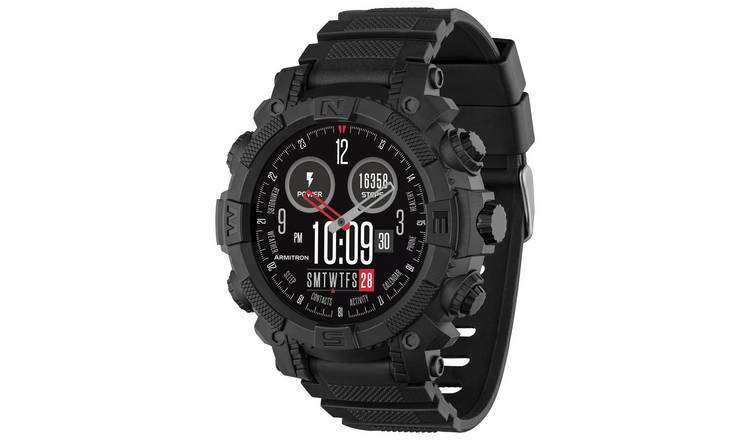 Reflex Active Series 38 Black Sports Calling Smart Watch