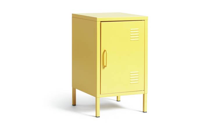 Buy Argos Home Short 1 Door 2 Shelf Locker Mustard Storage