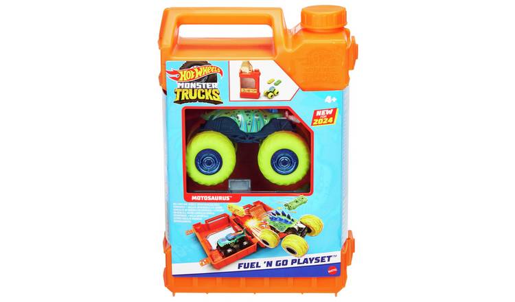 Hot Wheels Monster Trucks Fuel N' Go Playset 