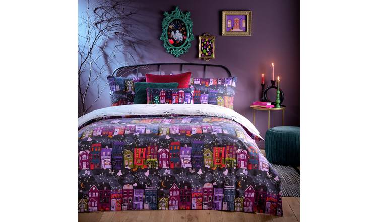 furn Creepy Town Bedding Set - Superking