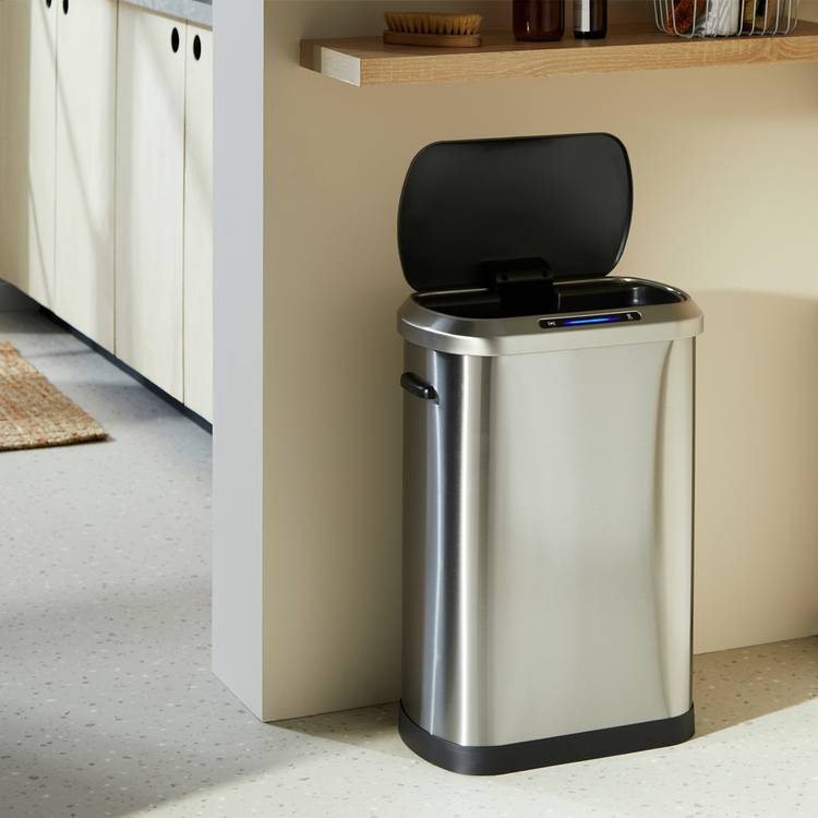 50 Litre Recycling Sensor Tower Bin 4 Compartments Wet Dry - Temu