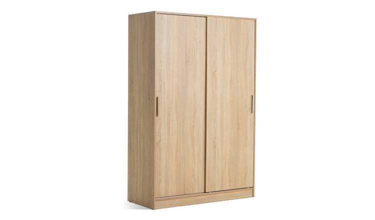 Buy Argos Home Nova 2 Door Sliding Wardrobe Oak Wardrobes Argos