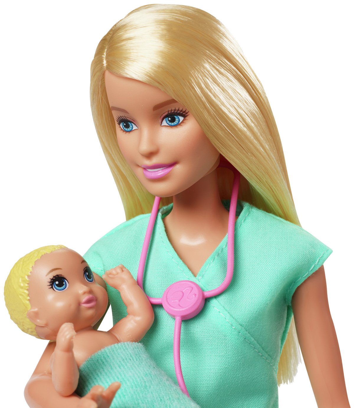 barbie careers baby doctor doll and playset