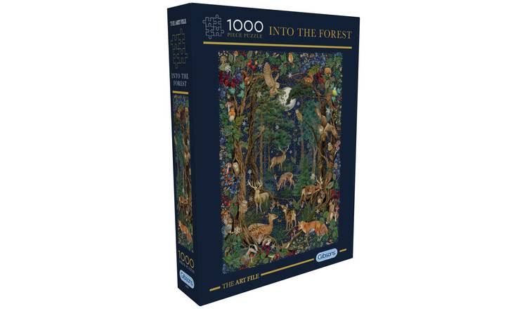 Gibsons The Art File Into The Forest 1000 Piece Puzzle