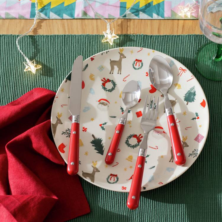 Argos Home Bistro 16 Piece Cutlery Set 0