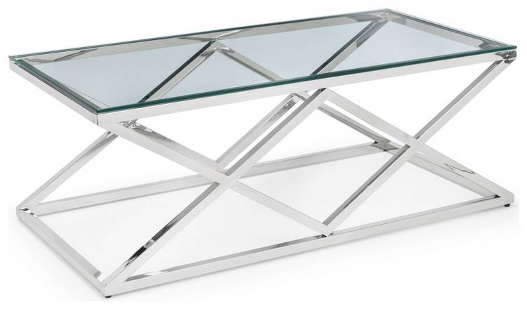 Julian Bowen Biarritz Coffee Table - Chrome