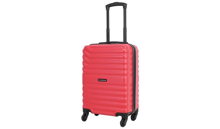 Featherstone Expandable 4 Wheel Hard Suitcase - Medium, Red