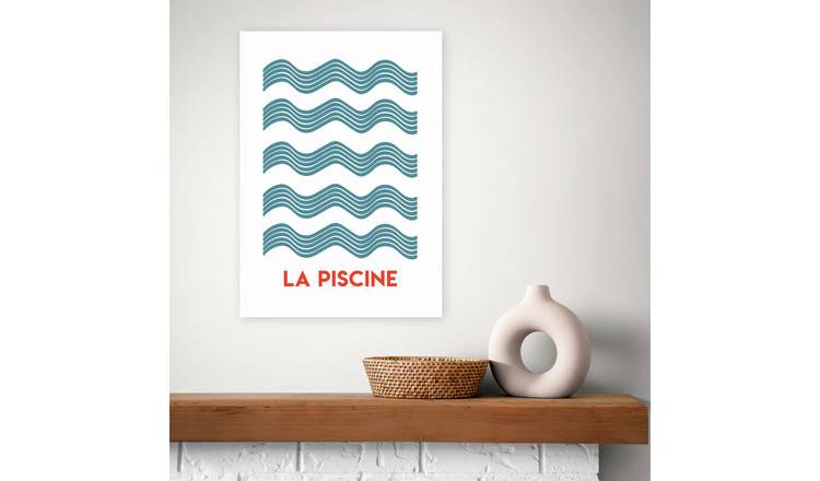 East End Prints La Piscine Art Print - A3