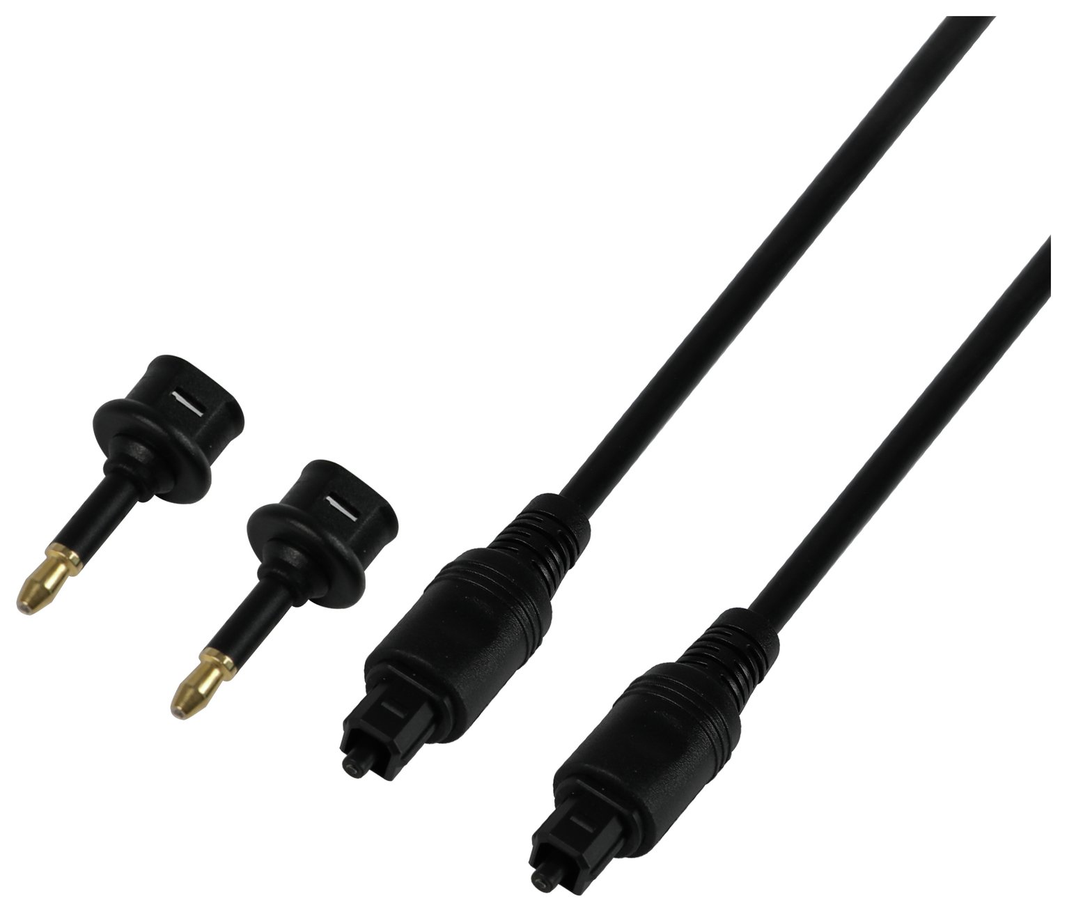 TLY TECHLY Digitales Optisches Audio-Kabel Toslink Auf Toslink, 1 M – Für TV, Soundbar, Blu-ray-Player & Spielekonsolen