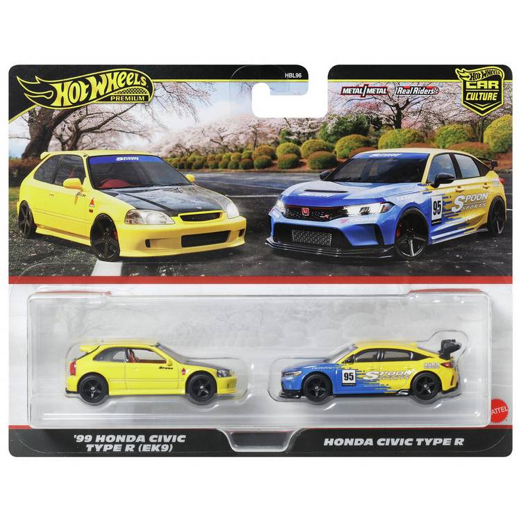 Hot Wheels Premium Honda Toy Cars Collector Culture 2-Pack  0