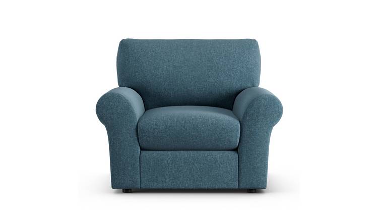 Habitat Molton Fabric Armchair - Blue