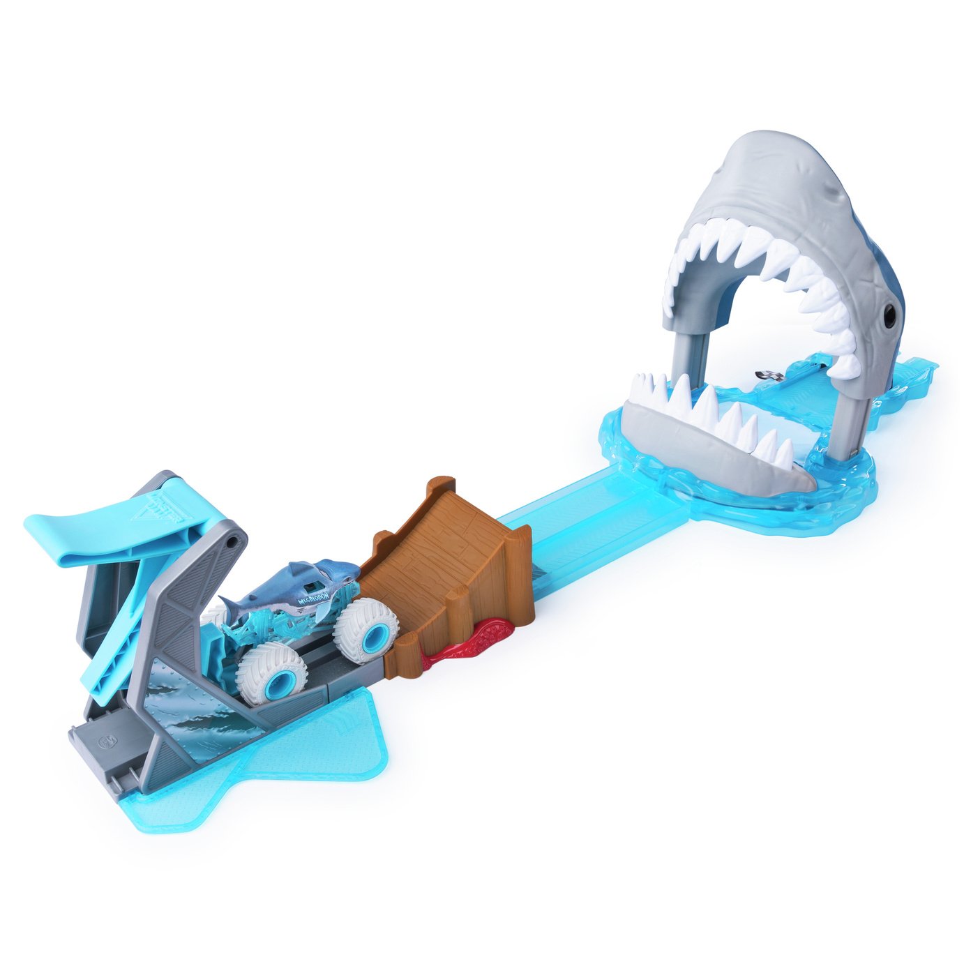 Monster Jam Megaladon Mayhem Truck Stunt Playset Review